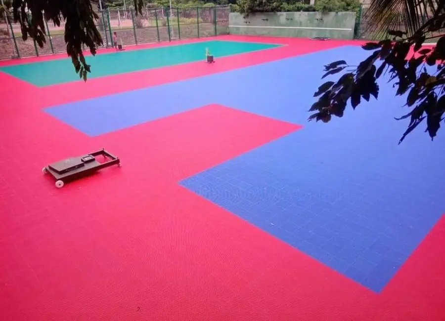 Executed PPT Based Multi Sports Court in Chennai - Chem Coats